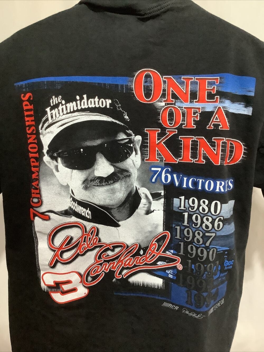 Vintage Dale Earnhardt Intimidator NASCAR Shirt L Competitors View 7 Champ